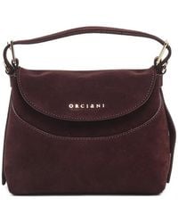 Orciani - Small Nana Peach Suede Tote Bag - Lyst
