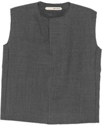 SONIA CARRASCO - Blouse Sans Manches À Fermeture Dissimulée - Lyst