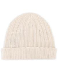 FILIPPO DE LAURENTIIS - Cashmere Ribbed Beanie - Lyst