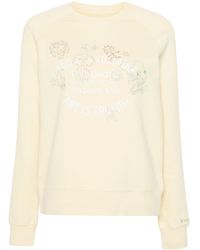 Zadig & Voltaire - Besticktes Sweatshirt mit Logo-Print - Lyst