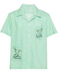 Bode - Camisa See You at the Barn a cuadros - Lyst
