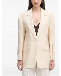 Haveone - Single-Breasted Notched-Lapels Blazer - Lyst
