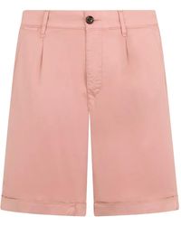 Moorer - Shorts Alicudi-Sec Con Risvolto - Lyst