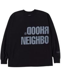 Neighborhood - Logo-Print Long-Sleeves T-Shirt - Lyst