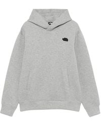 The North Face - Rubberised-Logo Hoodie - Lyst