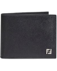 Fendi - Rectangular Metal Card Holder - Lyst