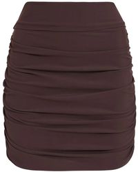 Amir Slama - Gedrapeerde Mini-Rok - Lyst