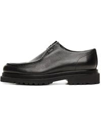 Poche Paris - Textured Lug-Sole Loafers - Lyst