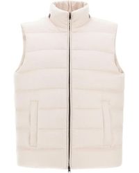 Herno - Quilted Zip-Front Gilet - Lyst