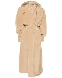 Magda Butrym - Belted Hooded Coat - Lyst