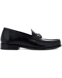 Roberto Cavalli - Chain-Embellished Loafers - Lyst