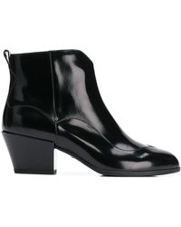 Hogan - Zip Up Ankle Boots - Lyst