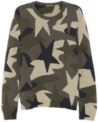 Valentino Garavani - Camouflage Knit Sweater - Lyst