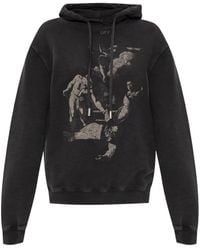 Off-White c/o Virgil Abloh - Hoodie Met Grafische Print - Lyst