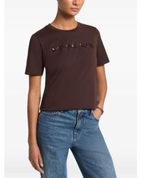 Michael Kors - Embellished Logo T-Shirt - Lyst