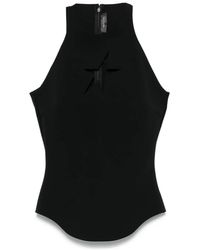 Mugler - Top mit Cut-Out - Lyst