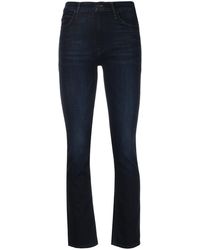 Mother - High-waisted Slim Cut Jeans - Lyst