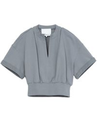 3.1 Phillip Lim - T-Shirt Con Scollo A V - Lyst