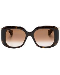 Cartier - Zonnebril Met Oversized Montuur - Lyst