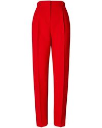 Tory Burch - Double-faced Wool Trousers - Lyst