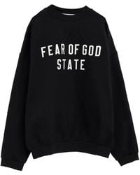 Fear Of God - Logo-Patch Sweatshirt - Lyst