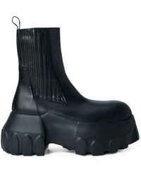 Rick Owens - Beatle Mega Tractor Boots - Lyst