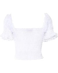 Ermanno Scervino - Top A Maniche Corte - Lyst