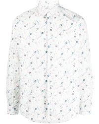 Paul Smith - Floral-print Organic-cotton Shirt - Lyst