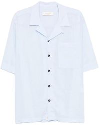 Officina 36 - Short-Sleeve Buttoned Shirt - Lyst