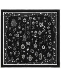 Dolce & Gabbana - Printed Silk Scarf - Lyst
