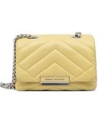 ARMANI EXCHANGE - Quilted Cross Body Mini Bag - Lyst