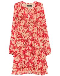 Ralph Lauren - Floral-Print Ruffled Dress - Lyst