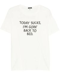 R13 - Text T-Shirt - Lyst