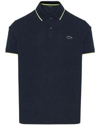 Paul & Shark - Poloshirt Met Geborduurd Logo - Lyst
