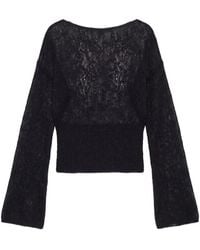 Reformation - Jersey Soren Translúcido - Lyst