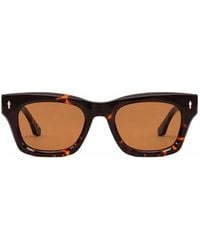 Kat Maconie - Zyra Tortoiseshell-Effect Rectangle-Frame Sunglasses - Lyst