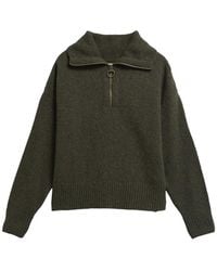 Barbour - Lavensdale Quarter-Zip Flecked Sweater - Lyst