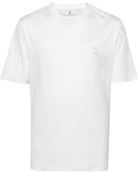 Brunello Cucinelli - T-Shirt With Print - Lyst