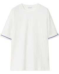 Burberry - T-shirt en coton à manches courtes - Lyst