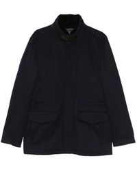 Enrico Mandelli - High-Neck Flap-Pocket Jacket - Lyst