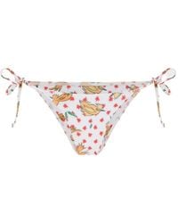 Donde Esteban - Pajaritos Y Rosas Bikini Bottoms - Lyst