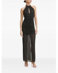 Guess - Verziertes Neckholder-Midikleid - Lyst