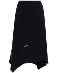 Vetements - Asymmetric Midi Skirt - Lyst