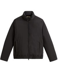 Woolrich - High-Neck Bomber Padded Jacket - Lyst