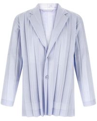 Homme Plissé Issey Miyake - Edge Ensemble Accordion-Pleated Blazer - Lyst