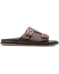 double buckle slides mens