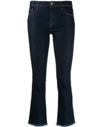 L'Autre Chose - Cropped Slim-Fit Jeans - Lyst