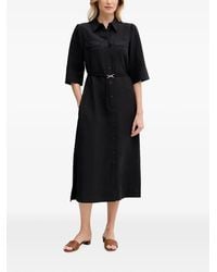 Mos Mosh - Rayas Alexis Belted Button-Down Shirt Midi Dress - Lyst