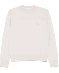 Maison Kitsuné - Sweater Met Vossenpatch - Lyst