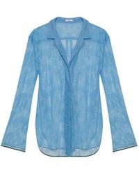 Oséree - Floral-Lace Shirt - Lyst